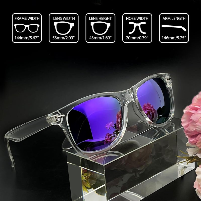 Joopin Square Sunglasses Polarized UV Protection Trendy Designer Sun Glasses Men Women - Image 3